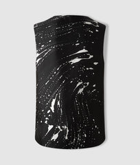 Black Wave Top with a Drape