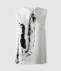 White Ink Top