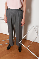 THE SUPREMATIST wide-leg trousers with pockets