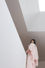 AURORA silk sculptural gown