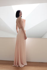 AURORA silk sculptural gown
